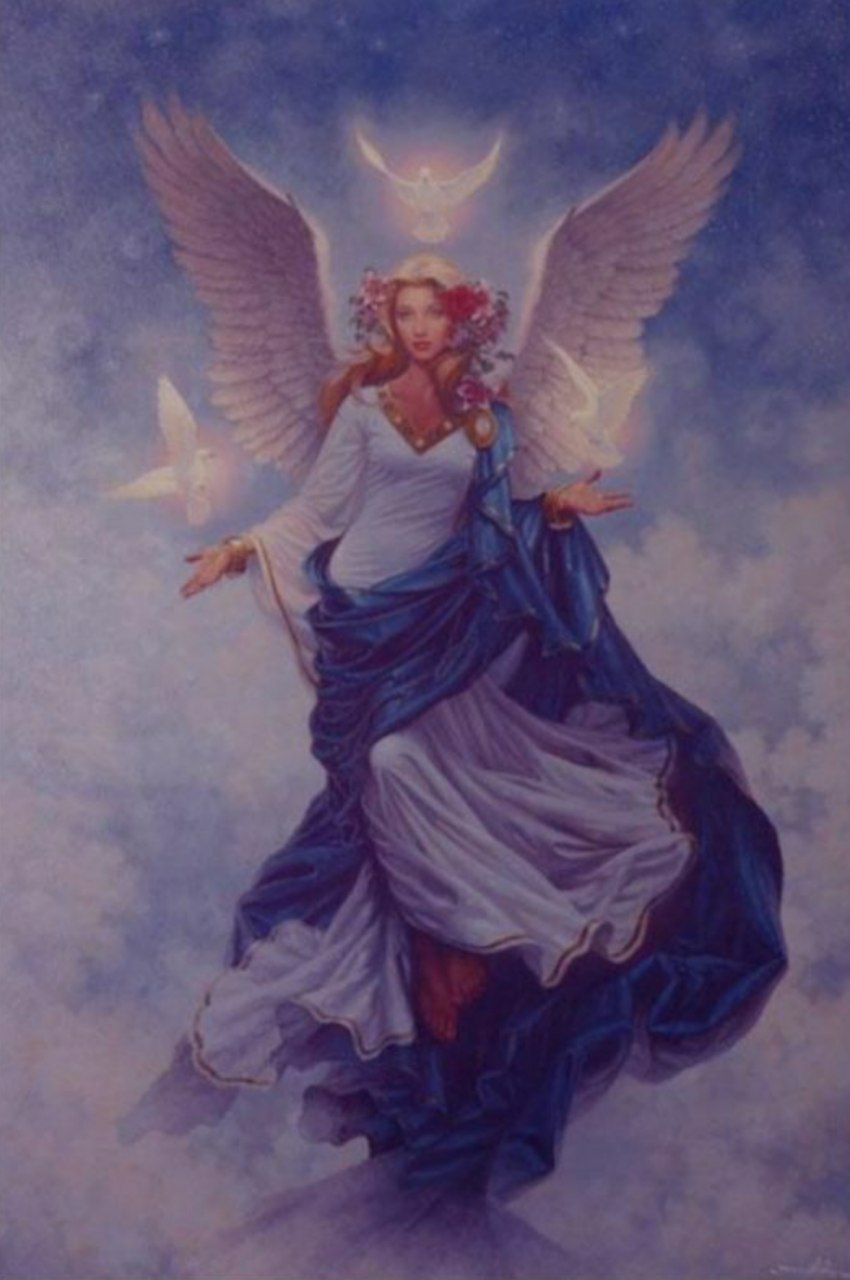 a person in a dress with wings